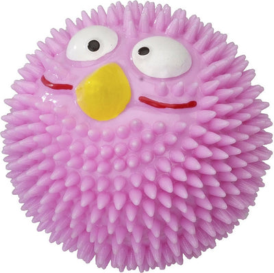 Ebi - giocattolo per animali - cane - uccellino portafortuna in gomma al gusto di fragola s - 6,3 cm rosa - 1pz