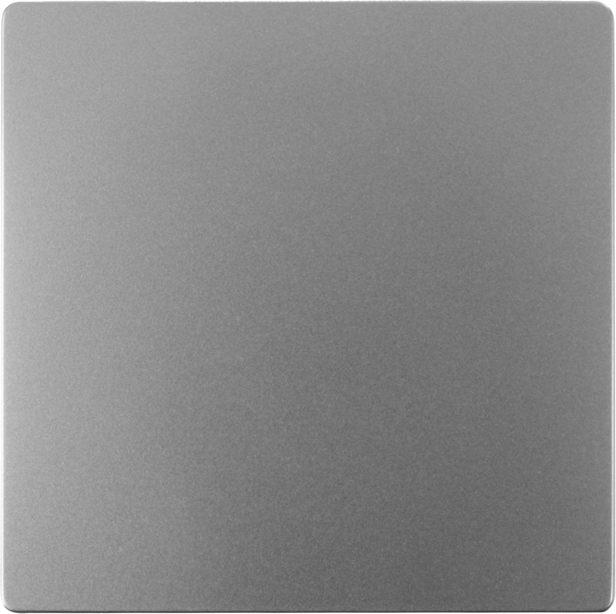 Placa ciega Merten d-life - empotrada - color acero inoxidable