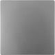 Placa ciega Merten d-life - empotrada - color acero inoxidable