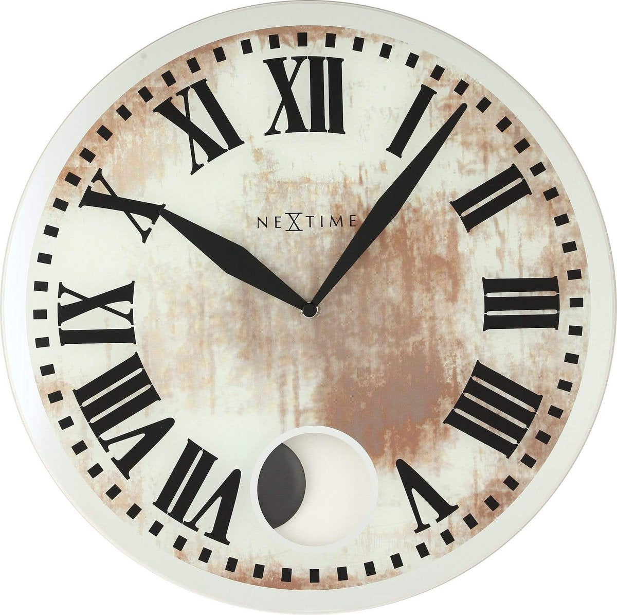 NEXTIME NEXTIME KLOK 8162 Romana, Ø43 cm, Wall, White