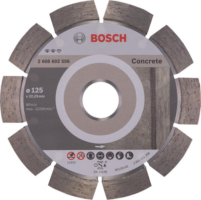 Bosch - Esperto di dischi da taglio diamantati per calcestruzzo 125 x 22,23 x 2,2 x 12 mm
