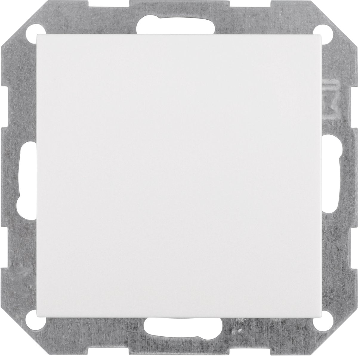 Placa ciega para montaje empotrado Gira system 55 - blanco polar