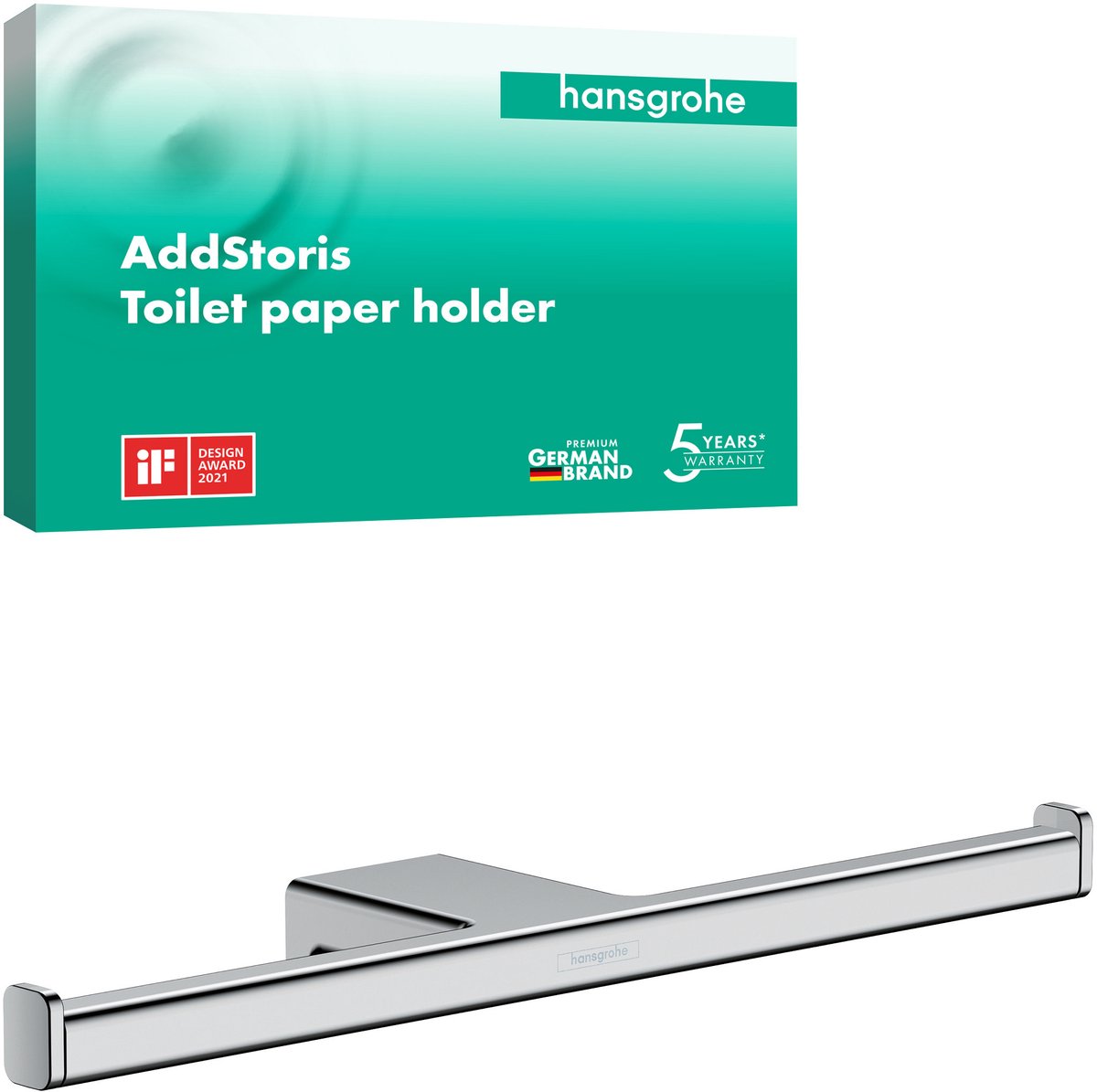 Hansgrohe addstoris portarrollos doble cromo