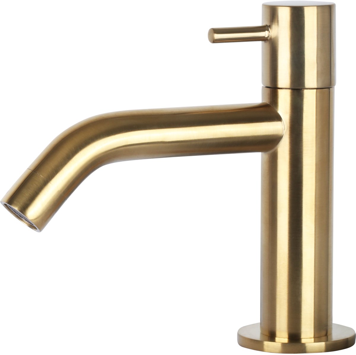 Rubinetto acqua fredda Differnz - curvo - oro opaco