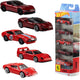 Hot Wheels Ferrari - set di 5 macchinine Ferrari in metallo