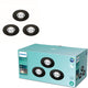 Faretto da incasso per bagno Philips LED Philips Dive - nero - 5 W - confezione da 3