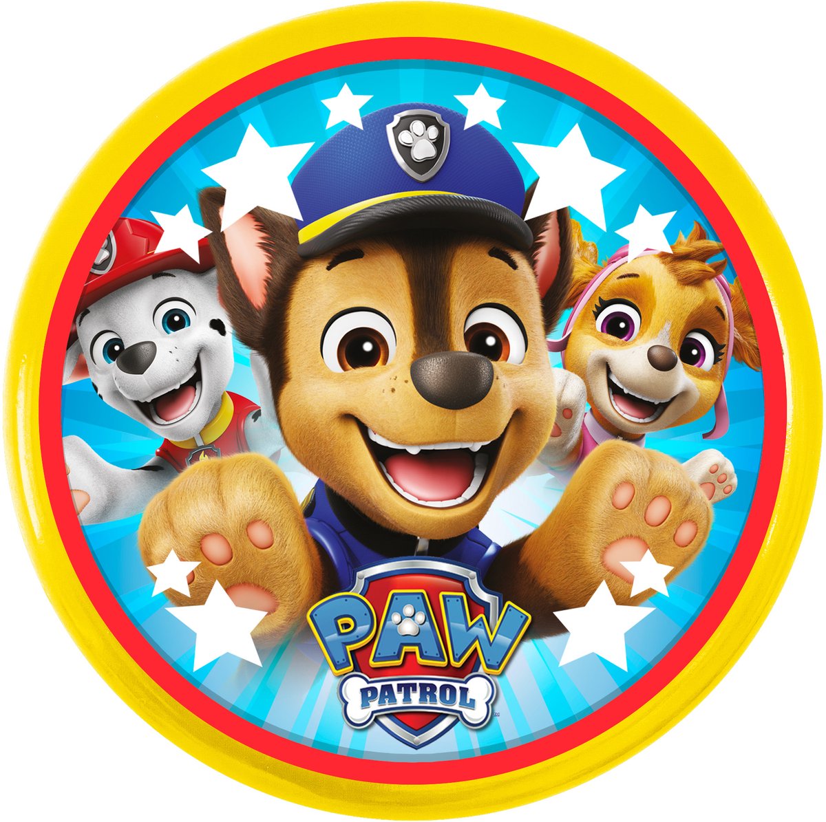 Paw Patrol Sombo wurfscheibe, diversi colori, plastica