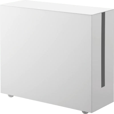 Yamazaki kabelbox met wielen - tower - wit