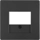 Placa Berker Q1 - TAE USB - color acero inoxidable