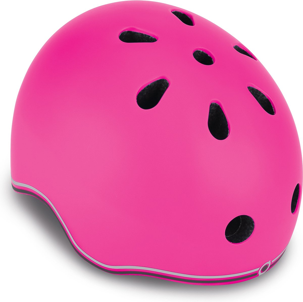 Globber kinderhelm - go up - roze - verstelbaar 45-51cm - met verlichting - sterke polycarbonaat buitenschaal
