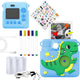 Denver kindercamera full hd met printer - selfie camera - 20mp - digitale camera kinderen - foto - video - spelletjes - kpc1363 blauw