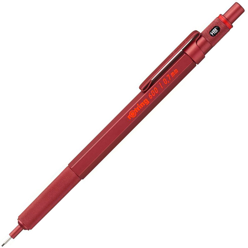 Portaminas Rotring 600 - 0,7 mm - carcasa roja