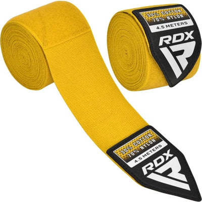 Rdx wx plus - Bende da boxe professionali - Fasce per le mani - Giallo