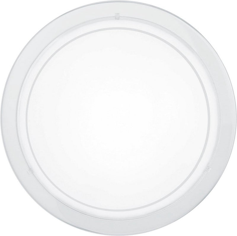 Lampada da soffitto e parete Eglo planet 1 - e27 - ø 29 cm - bianco