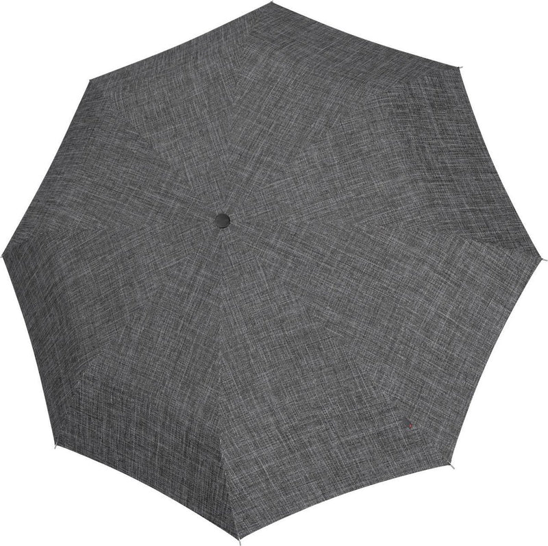 Paraguas plegable duomático de bolsillo Reisenthel - ø 97 cm - twist gris plateado