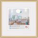 Walther new lifestyle - cornice in plastica - misura foto 15x15 cm - oro