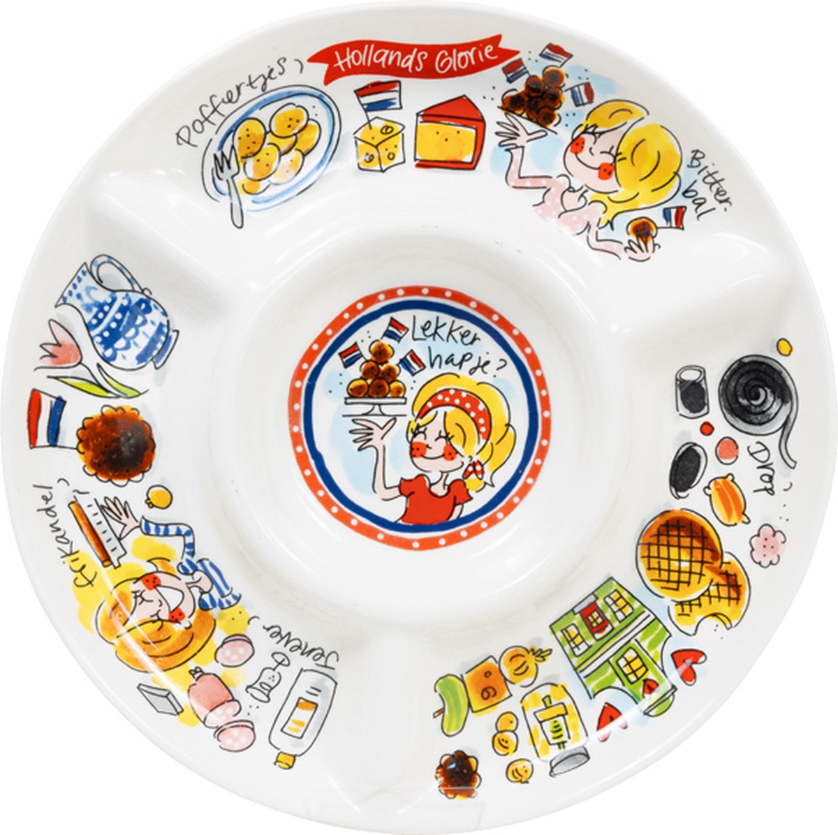 Piatto snack Blond Amsterdam Specials Dutch Glory piccolo