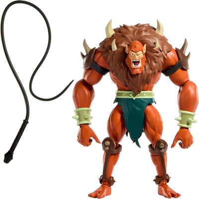 Mattel masters of the universe origins figura de acción de lujo hombre bestia figura de acción de 14 cm