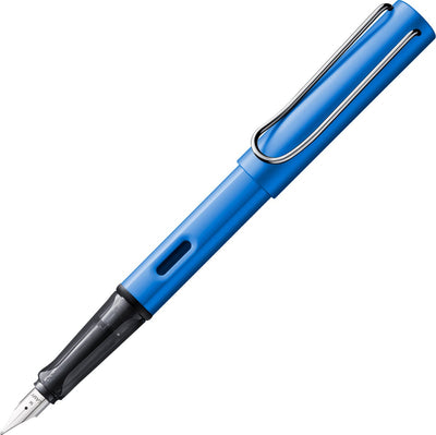 Penna stilografica Lamy al-star blu oceano | custodia in alluminio | impugnatura ergonomica | pennino in acciaio ef | inclusa cartuccia d'inchiostro blu T10