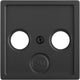 Placa central Berker q1 - radio TV - antracita