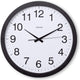 Reloj de pared Hama - Aruba - bajo nivel de ruido - negro