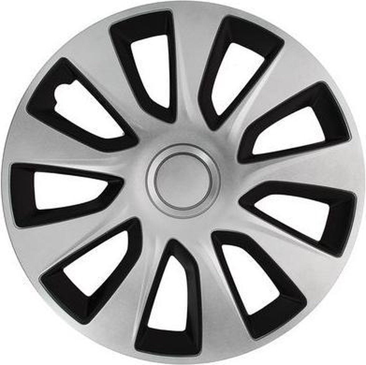 Coprimozzi Car Plus Washington 15 pollici ABS argento nero set da 4