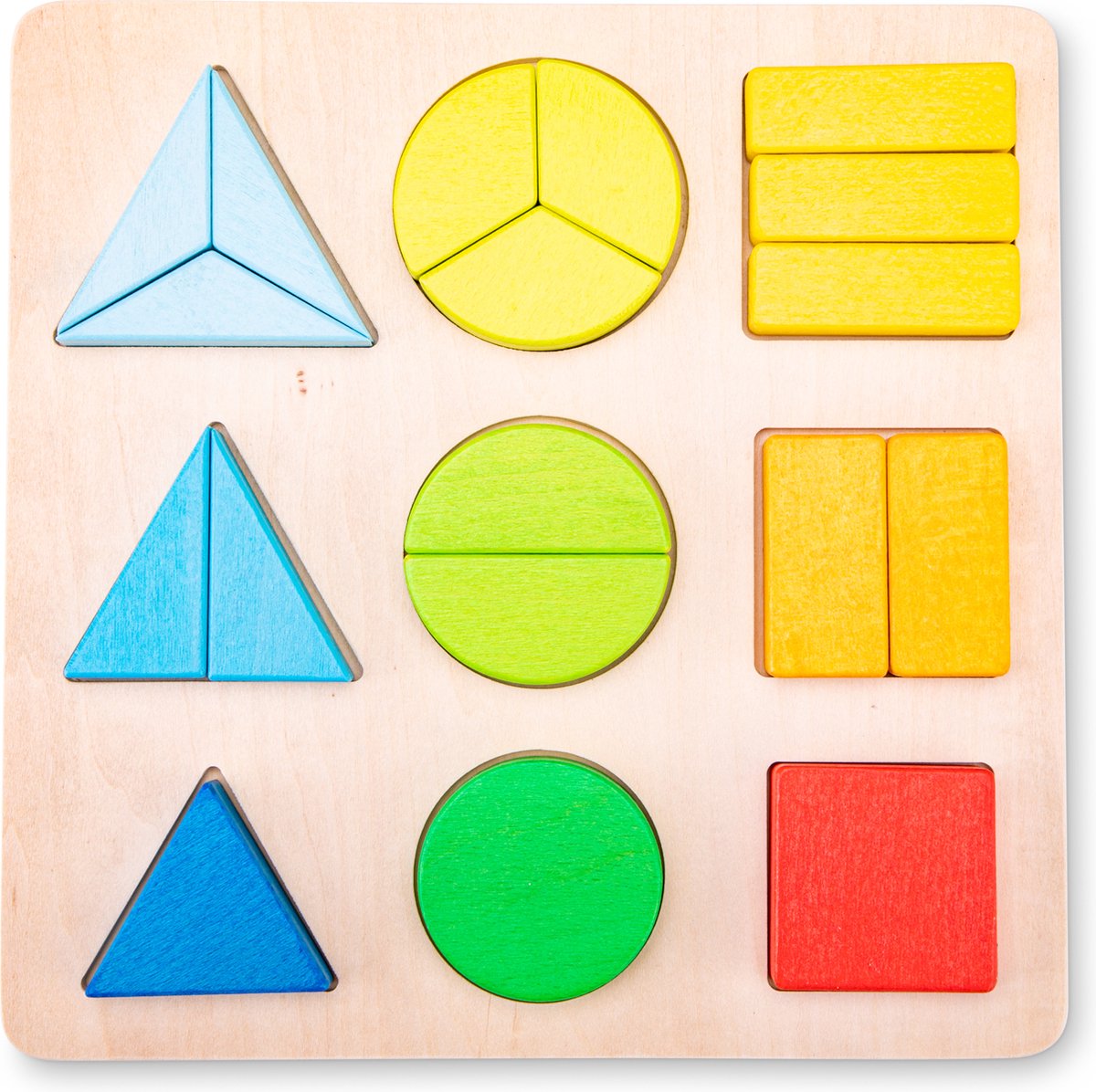 New classic toys ® rompecabezas de madera con formas geométricas - rompecabezas educativo - juguetes