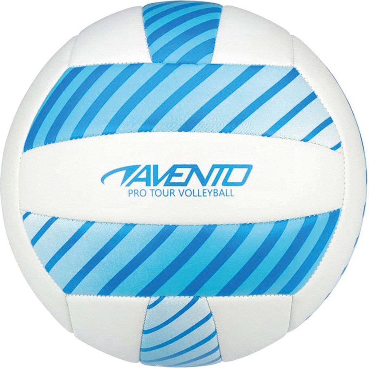 Balón de voleibol Avento - cuero artificial - azul blanco