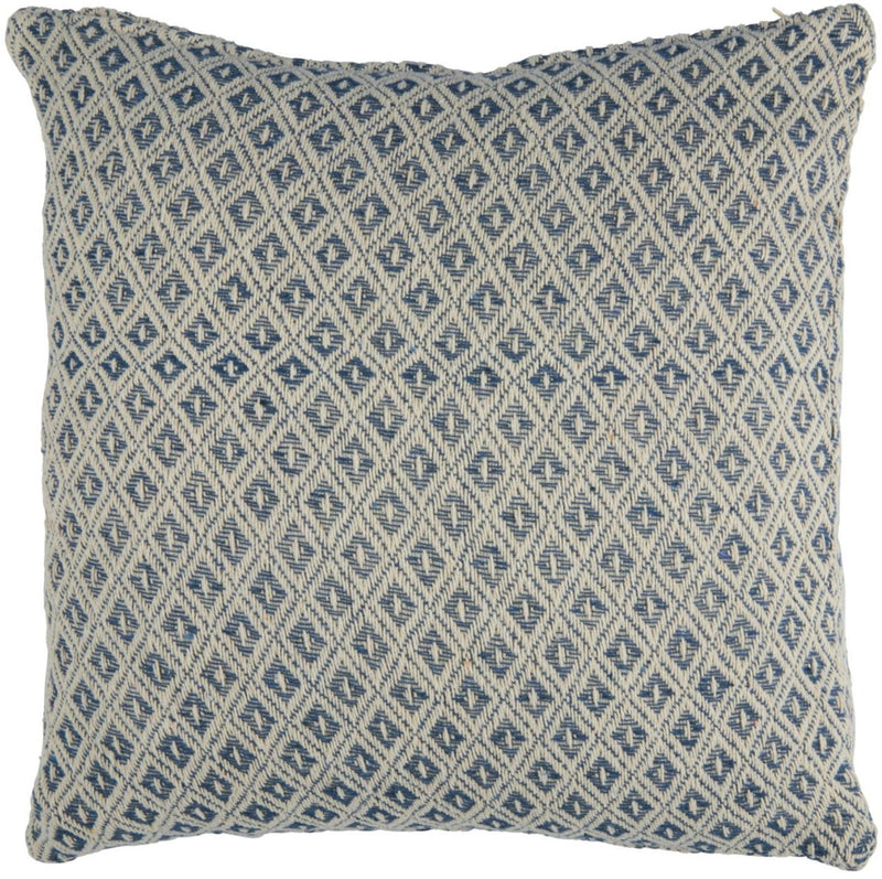 Cojín decorativo Arti casa - 45x45 cm - cojín decorativo - suave y confortable - para sofá y cama - azul