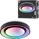 Paulmann Plafón LED arcoiris efecto arcoíris RGBW+ 750lm 230V 22W regulable negro, blanco