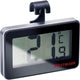 Termómetro digital para refrigerador Westmark, para medir la temperatura en la habitación o en el refrigerador, vidrio plástico, negro plateado, 52152280