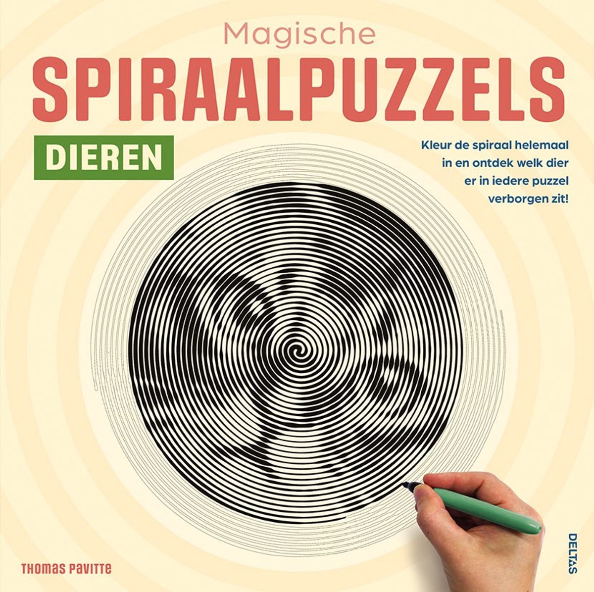 Deltas magical spiral puzzles: animals