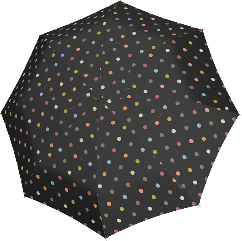 Ombrello pieghevole classico tascabile Reisenthel - ø 99 cm - pois neri