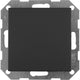 Placa ciega Gira e2 - integrada - negra