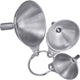 Set di imbuti Westmark, 3 pezzi, ø 4,5 cm, 5,5 cm e 7,5 cm, acciaio inossidabile, mini, argento, 51192270