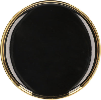 Homla - dessertbord - sensorisch - glanzend zwart - 15 cm