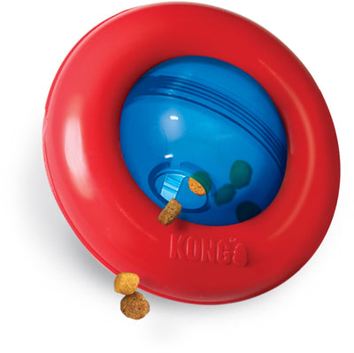 Kong Gyro Gyro Feeding Ball Red Blue