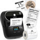 Phomemo m110 label printer - bluetooth - thermal transfer - with app - labels included - bluetooth