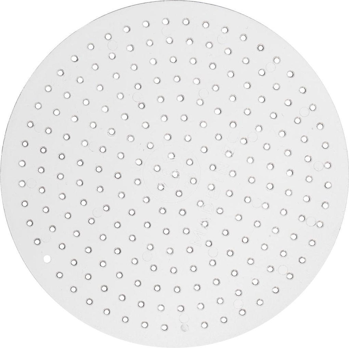 Piastra base per stirare le perline Creativ Company - piastra base rotonda - pannello trasparente per perline - supporto per perline fai da te - diametro 8,5 cm - set di 10 pezzi