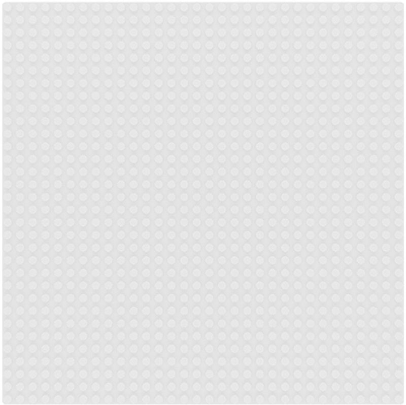Sluban bricks base - grondplaat basisplaat bouwplaat voor bouwstenen wit - 32x32 noppen - 25,6 x 25,6 cm m38‑b0833b vanaf 4 jaar