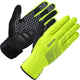 Gripgrab - ride waterproof winter fietshandschoenen lange vinger waterdicht met padding - unisex - geel hi-vis - maat m
