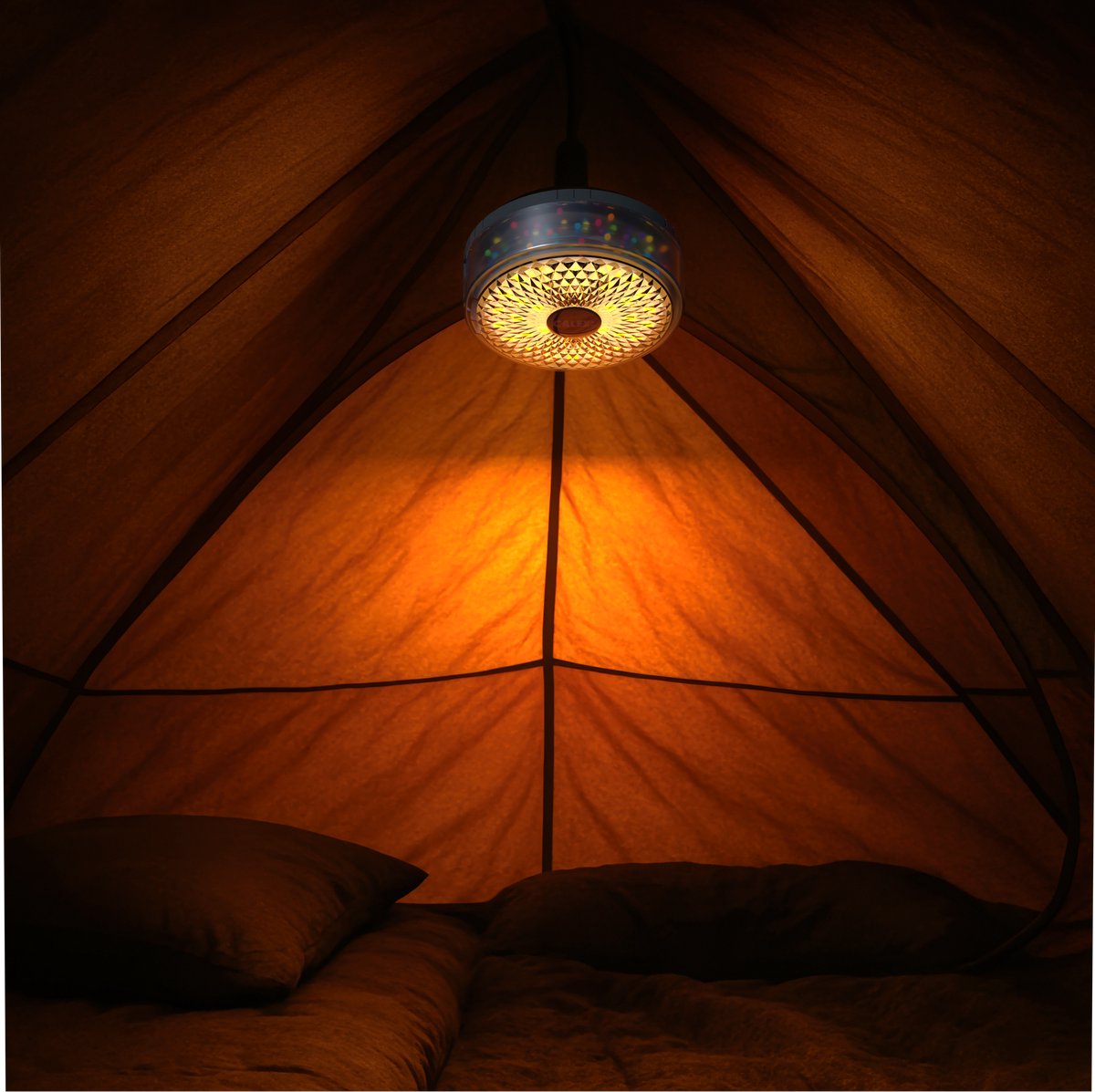 Calex lichtsnoer 8m - oplaadbaar - camping verlichting - spatwaterdicht - rgb en warm wit licht