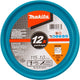 Makita doorslijps. 115x1.0mm rvs 12st - e-03034-12