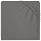 Jollein - sábana bajera ajustable para cuna (gris tormenta) - algodón - 60x120cm