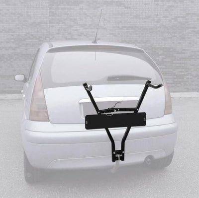 Carrier per biciclette Carpoint con barra di rimorchio e porta di licenza 30 kg