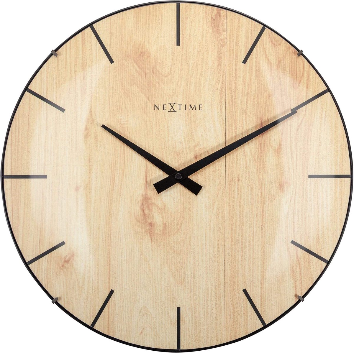 Nextime Nextime NE-3249 Reloj de pared Bordeo DOME DOME 35 cm de plástico marrón