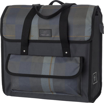 Fastrider lasse luxe shopper bike bag basics check cg