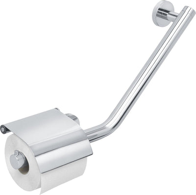 Tiger Boston - Comfort Safety - Asa - Soporte de pared con portarrollos con tapa - Derecha - Acero inoxidable pulido