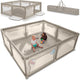 Lionelo willow xl - box voor baby's - 187 cm x 207 cm x 68 cm - vanaf 0-48 maanden groot oppervlak - zeer groot