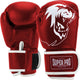 Guantoni da boxe Super Pro per talenti (kick)boxing rossi bianchi 8 once